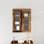vidaXL Meuble mural Bois ancien 69 5 x 34 x 90 cm Bois d'ingénierie