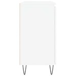 vidaXL Buffet blanc 101 5x35x70 cm bois d'ingénierie