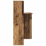 vidaXL Bureau Bois ancien 131 5 x 50 x 106 5 cm Bois d'ingénierie