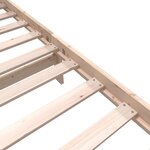 vidaXL Cadre de lit sans matelas bois de pin massif