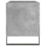 vidaXL Armoire à disques gris béton 74 5x38x48 cm bois d'ingénierie