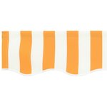 vidaXL Tissu de remplacement pour store pour cadre de 3.5x2 m Jaune et blanc