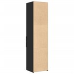 vidaXL Buffet haut noir 45x42 5x185 cm bois d'ingénierie