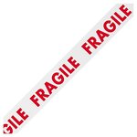 Ruban adhésif pour usage palette FRAGILE - BANDE DE GARANTIE RAJA 50 mm x 100 m (lot de 6)