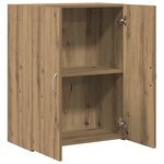 vidaXL Meuble de Bureau - Chêne Artisan - 60 x 32 x 77 5 cm - Bois d'ingénierie