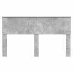 vidaXL Tête de lit Gris béton 150 cm Bois d'ingénierie