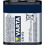Blister 1 pile photo 'Professional Lithium' CR-P2 6 V VARTA