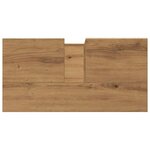 vidaXL Armoire de lavabo de salle de bain chêne artisanal 65x33x60 cm