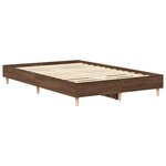vidaXL Cadre de lit sans matelas chêne marron 140x190 cm