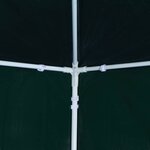 vidaXL Tente de réception 3 x 3 m Vert