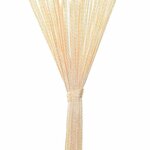 vidaXL Rideau en fils 2 Pièces 100 x 250 cm Crème