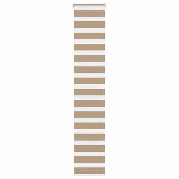 vidaXL Store zèbre marron sable largeur du tissu 40 9 cm polyester