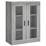 vidaXL Armoire murale sonoma gris 69 5x34x90 cm