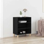 vidaXL Buffet Chêne noir 57 x 35 x 70 cm Bois d'ingénierie