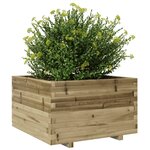 vidaXL Jardinière 80x80x49 5 cm bois de pin imprégné