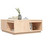 vidaXL Table basse 100x101x40 5 cm Bois massif de pin