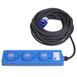 Proplus prise de courant schuko à 3 voies 20 m 2 usb