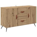 vidaXL Buffet Chêne artisanal 100 x 36 x 60 cm Bois d'ingénierie