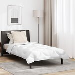 vidaXL Couette avec oreiller 2 Pièces Blanc 135 x 200 cm Microfibre