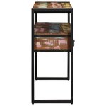 vidaXL Table console 120 x 33 x 75 cm bois de récupération massif