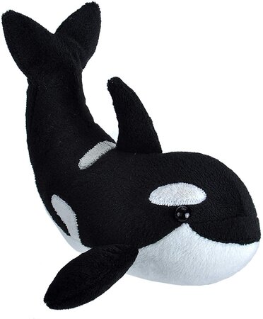 Peluche Orque De 20 Cm Noir Blanc - La Poste