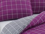 Parure de lit violette TRENDY 240 x 220 cm
