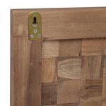 vidaXL Tête de lit Naturel Bois de teck massif