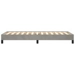 vidaXL Cadre de lit sans matelas gris clair 80x200 cm velours