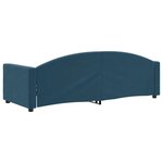 vidaXL Lit de repos sans matelas bleu 80x200 cm velours