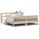 vidaXL Cadre de lit sans matelas 180x200 cm bois massif de pin