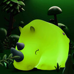 Veilleuse souple en silicone - Scott le Rhinocéros