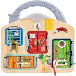 Hape E1111 - Tableau d'activités multi fermetures