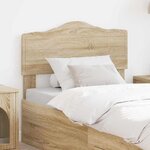 vidaXL Tête de lit Chêne Sonoma 90 cm Bois d'ingénierie