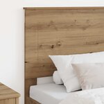 vidaXL Tête de lit Chêne artisanal 100 cm Bois d'ingénierie