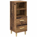 vidaXL Buffet Bois ancien 34 x 34 5 x 90 cm Bois d'ingénierie