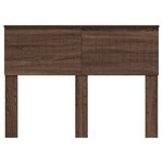 vidaXL Tête de lit Chêne brun 135 cm Bois d'ingénierie
