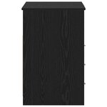 vidaXL Bureau 2 Pièces Chêne noir 140 x 50 x 76 cm Bois d'ingénierie