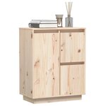 vidaXL Buffet 60x34x75 cm Bois massif de pin