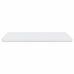 vidaXL Matelas en mousse blanc 120x200 cm 7 zones dureté 20 ILD