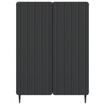 vidaXL Buffet Noir 66 x 34 5 x 92 cm Bois d'ingénierie