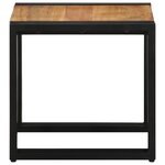 vidaXL Table basse Marron 40 x 40 x 38 cm Bois d'Acacia Massif