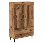 vidaXL Haut Armoire Bois Ancien 69 5 x 31 x 115 cm Bois d'ingénierie