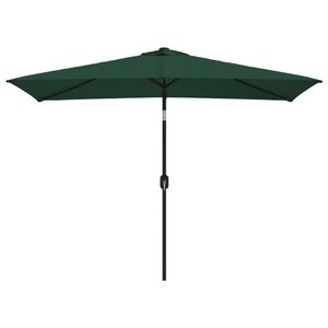 vidaXL Parasol 200 x 300 cm Vert Rectangulaire