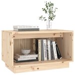 vidaXL Meuble TV 60x35x35 cm Bois de pin massif