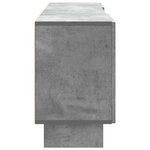 vidaXL Meuble TV Gris Béton 150 x 31 x 50 cm Bois d’ingénierie