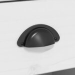 vidaXL Buffet BODO blanc et marron 115 5x44x80 cm bois massif de pin