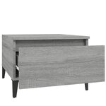 vidaXL Tables d'appoint 2 Pièces Sonoma gris 50x46x35 cm Bois ingénierie