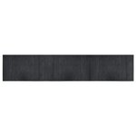 vidaXL Tapis rectangulaire gris 60x300 cm bambou
