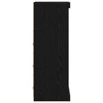vidaXL Buffet Chêne noir 41 x 37 x 100 cm Bois d'ingénierie