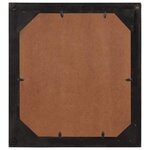 vidaXL Miroir de salle de bain 55x1x60cm verre et bois massif manguier